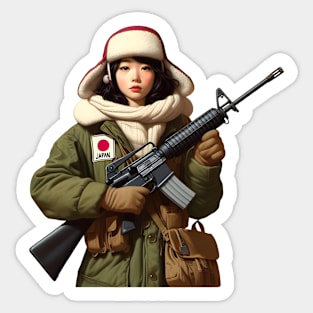 Tactical Girl Sticker